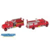 Walthers SceneMaster 949-11841 - International(R) 4900 Crew Cab Fire Engine -- Red - HO Scale -Vallejo Shop wal949 11841 97137.1645224576