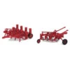 Walthers SceneMaster 949-4162 - Farm Plow And Planter -- Red - HO Scale -Vallejo Shop wal949 4162 17362.1645224599