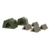 Walthers SceneMaster 949-4165 - Camping Tents - 4 Small, 2 Large - HO Scale -Vallejo Shop wal949 4165 57453.1645224599