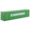 Walthers SceneMaster 949-8802 - 40' Hi Cube Ribbed Side Container Evergreen - N Scale