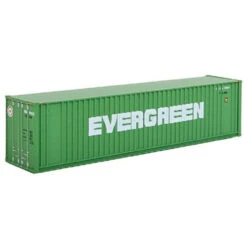 Walthers SceneMaster 949-8802 - 40' Hi Cube Ribbed Side Container Evergreen - N Scale