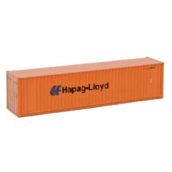 Walthers SceneMaster 949-8804 - 40' Hi Cube Ribbed Side Container Hapag-Lloyd - N Scale