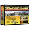 Woodland Scenics 1485 - Town & Factory Building Set - (13) N Scale Kits -Vallejo Shop woo1485 24881.1645224730