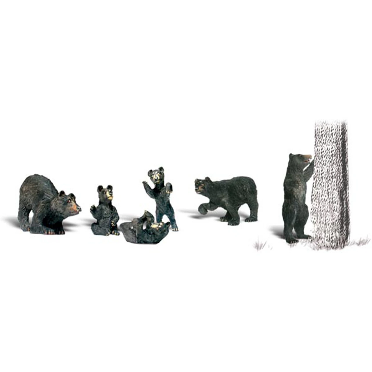 Woodland Scenics #2186 - Black Bears - N Scale 3 Woodland Scenics #2186 - Black Bears - N Scale