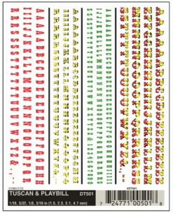 Woodland Scenics #501 - Tuscan & Playbill