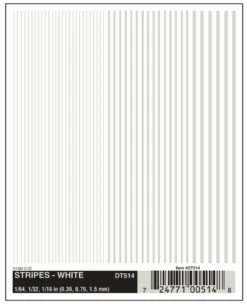 Woodland Scenics #514 - Stripes White
