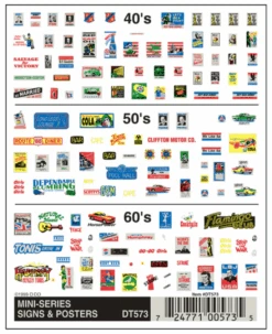 Woodland Scenics #573 - Mini-Series Signs And Posters