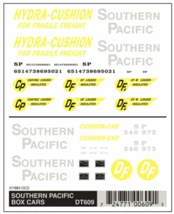 Woodland Scenics #609 - Southern Pacfic Box Cars